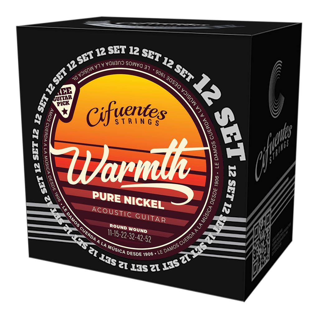 [JD11-PN-GA-11-52-S12-CS] Set 12-Acustica-JD11-11-52-Pure Nickel