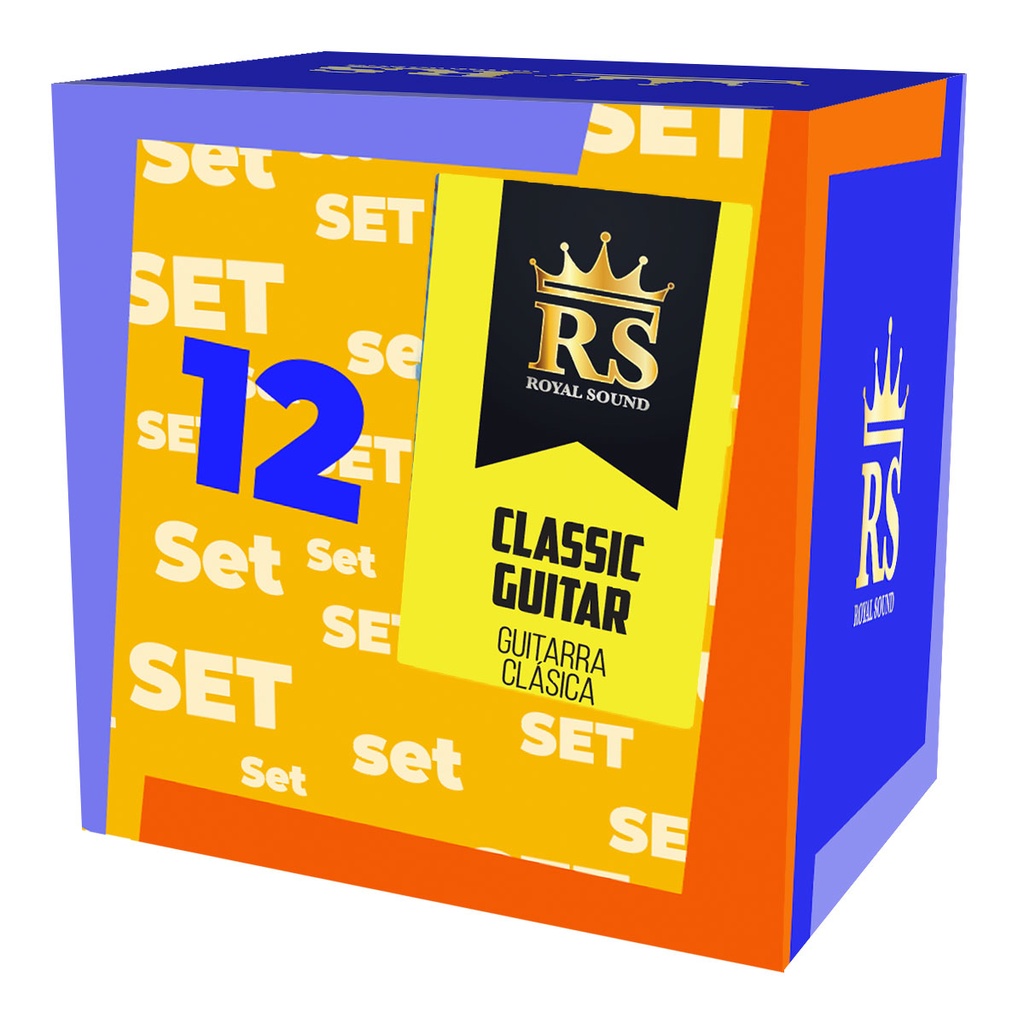 Set 12-Clasica-RS Royal Sound -Nickel Plated-Tension Normal