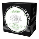 Set 12-Clasica-Crystal Nylon-Silver Plated-High Tension