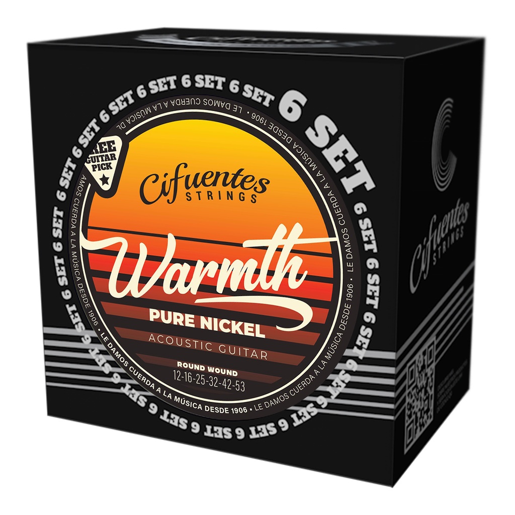 [JD12-PN-GA-12-52-S6-CS] Set 6-Acustica-JD12-12-53-Pure Nickel