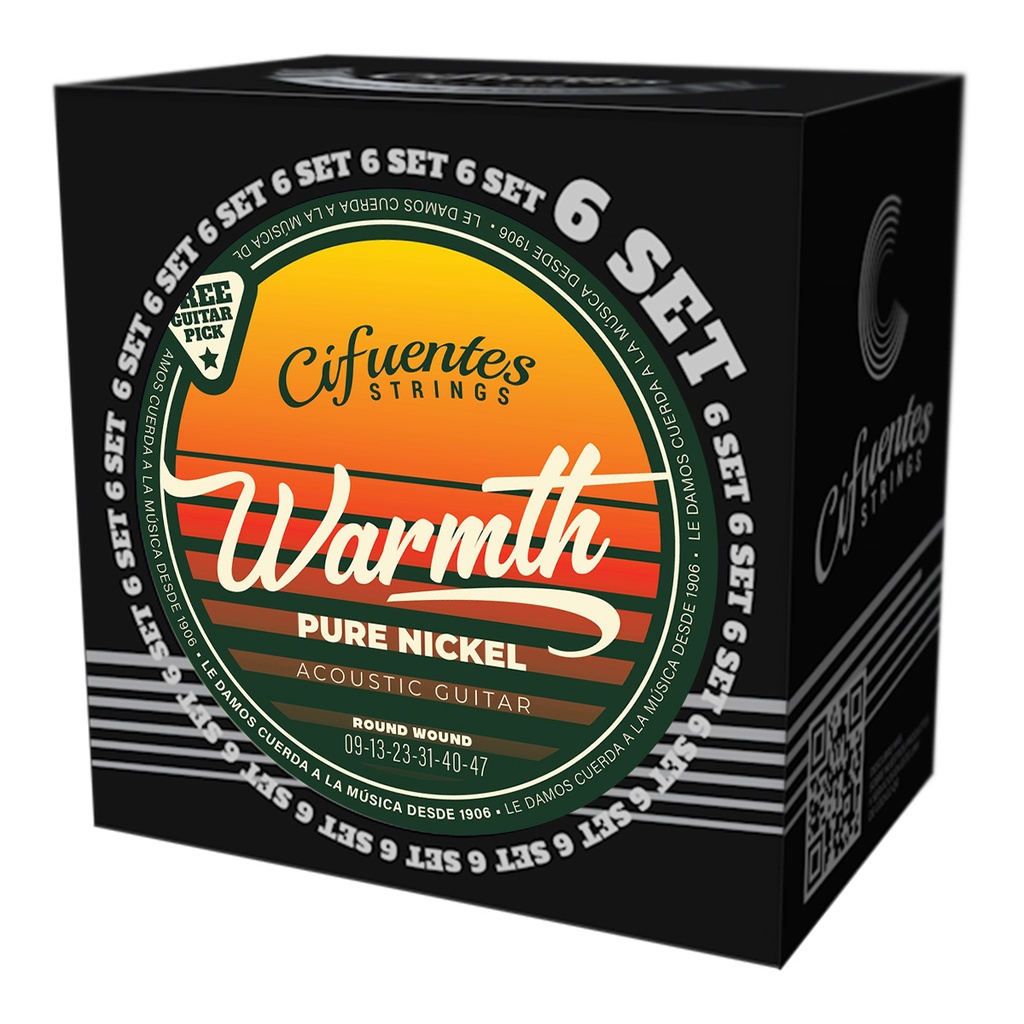 [JD9-PN-GA-9-47-S6-CS] Set 6-Acustica-09-47-Warmth-Pure Nickel