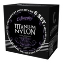 Set 6-Clasica-Titanium Nylon-Pure Nickel-High Tension