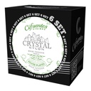 Set 6-Clasica-Crystal Nylon-Silver Plated-High Tension
