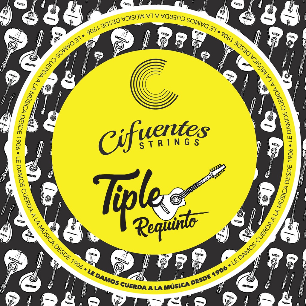 [TRQT-SS-FLK-9-10-J12-CS] Juego-Tiple Requinto-TRQT-09-75-Nickel Plated