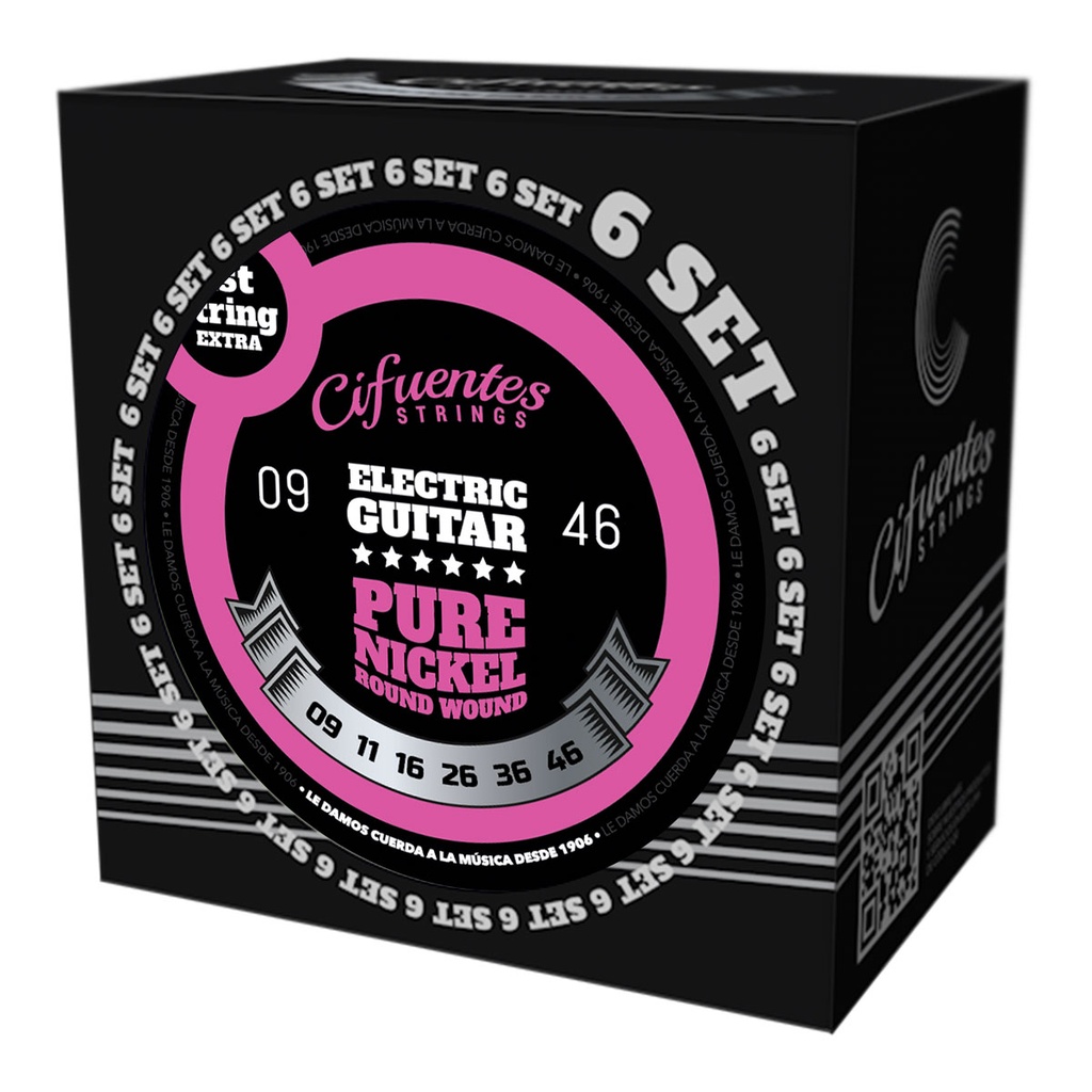 [AC9-PN-GE-9-46-S6-CS] Set 6-Electrica-09-46-Pure Nickel