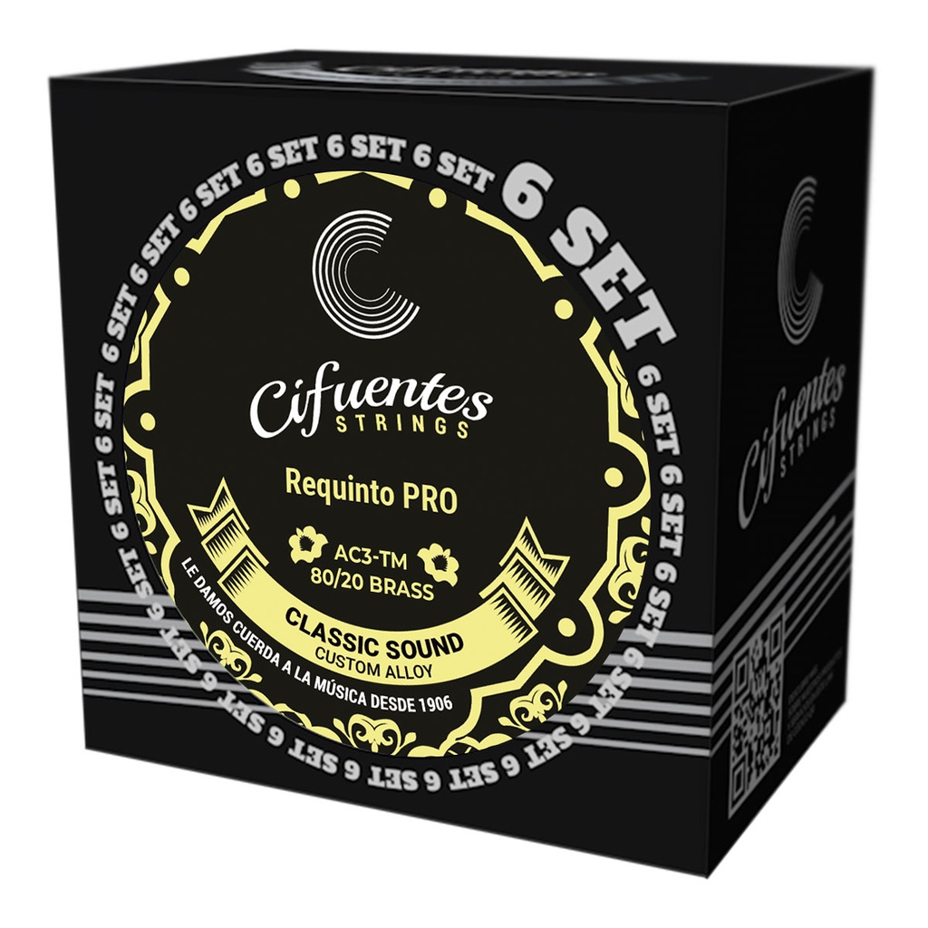 Set 6-Requinto-AC3-TA-80/20 Brass
