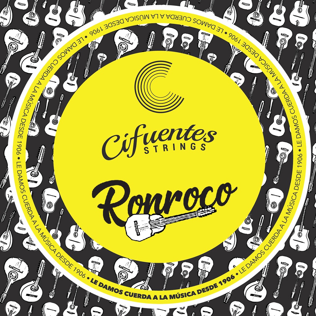 [RNR1-PCN-FLK-60-75-J10-CS] Juego-Ronroco-RNR1-TN-Pro Clear Nylon Afinacion Bolivia