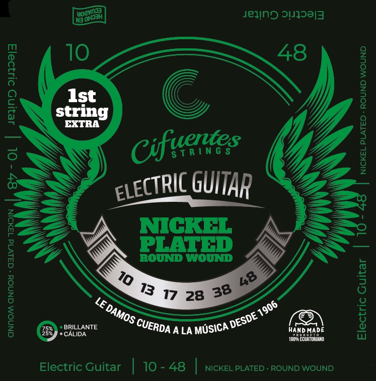 Juego-Electrica-10-48-Nickel Plated 