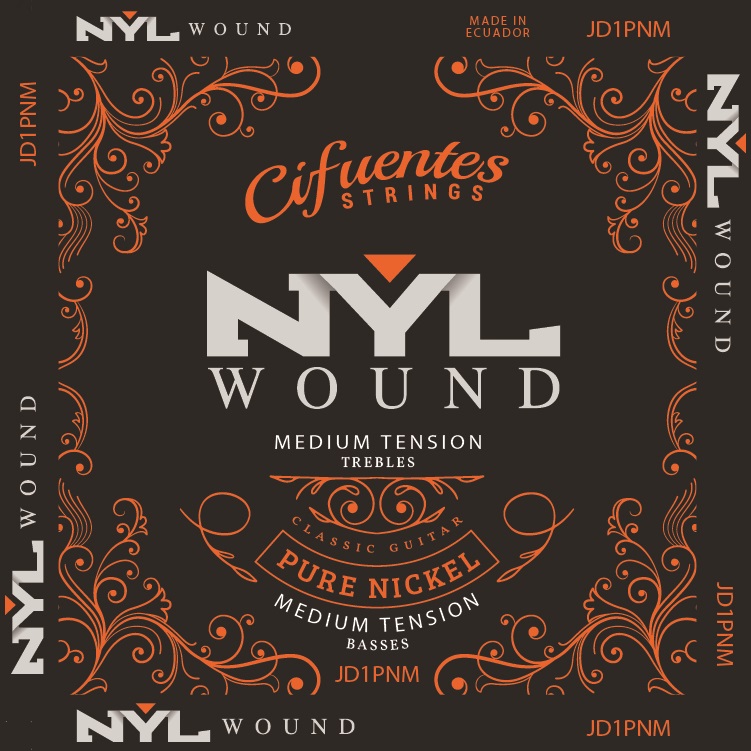 Juego-Clasica-Nylon-Wound-Pure Nickel-Medium Tension