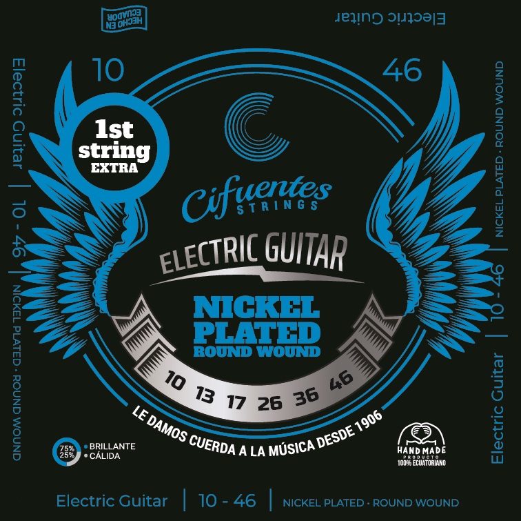 [AC10-NP-GE-10-46-J6-CS] Juego-Electrica-10-46-Nickel Plated