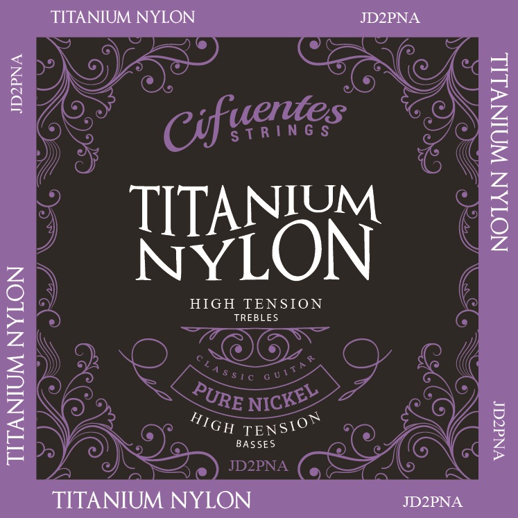 [JD2-PN-GC-TA-J6-CS] Juego-Clasica-Titanium Nylon-Pure Nickel-High Tension