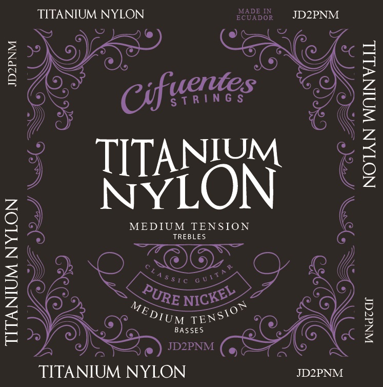 Juego-Clasica-Titanium Nylon-Pure Nickel-Medium Tension