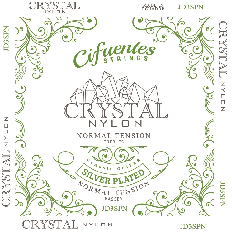 Juego-Clasica-Crystal Nylon-Silver Plated-Normal Tension