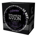 Set 12-Clasica-Titanium Nylon-Pure Nickel-Medium Tension