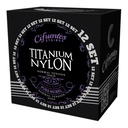 Set 12-Clasica-Titanium Nylon-Pure Nickel-Normal Tension