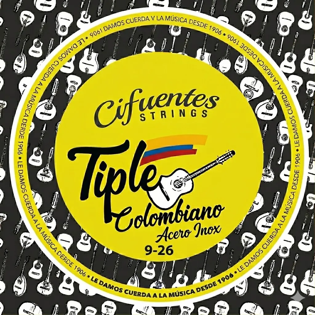 [TC1-SS-FLK-9-26-J12-CS] Juego-Tiple Colombiano-TC1-09-26-Steel Inox