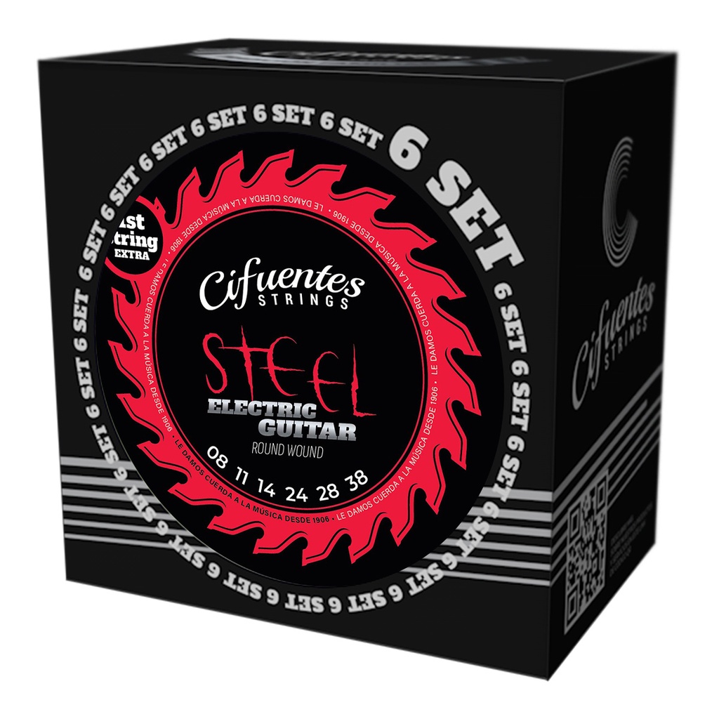 [AC8-SS-GE-8-38-S6-CS] Set 6-Electrica-AC8-08-38-Stainless Steel