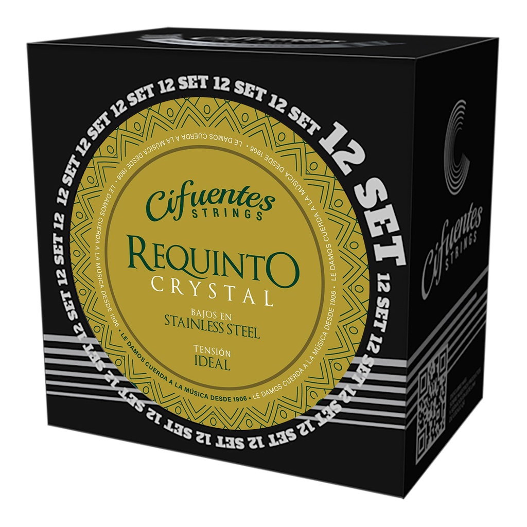 [AC3-SS-RQN-TI-S12-CS] Set 12-Requinto-AC3-TI-Stainless Steel