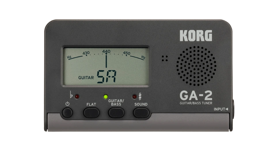 Korg GA-2 Handheld Chromatic Tuner Silver 