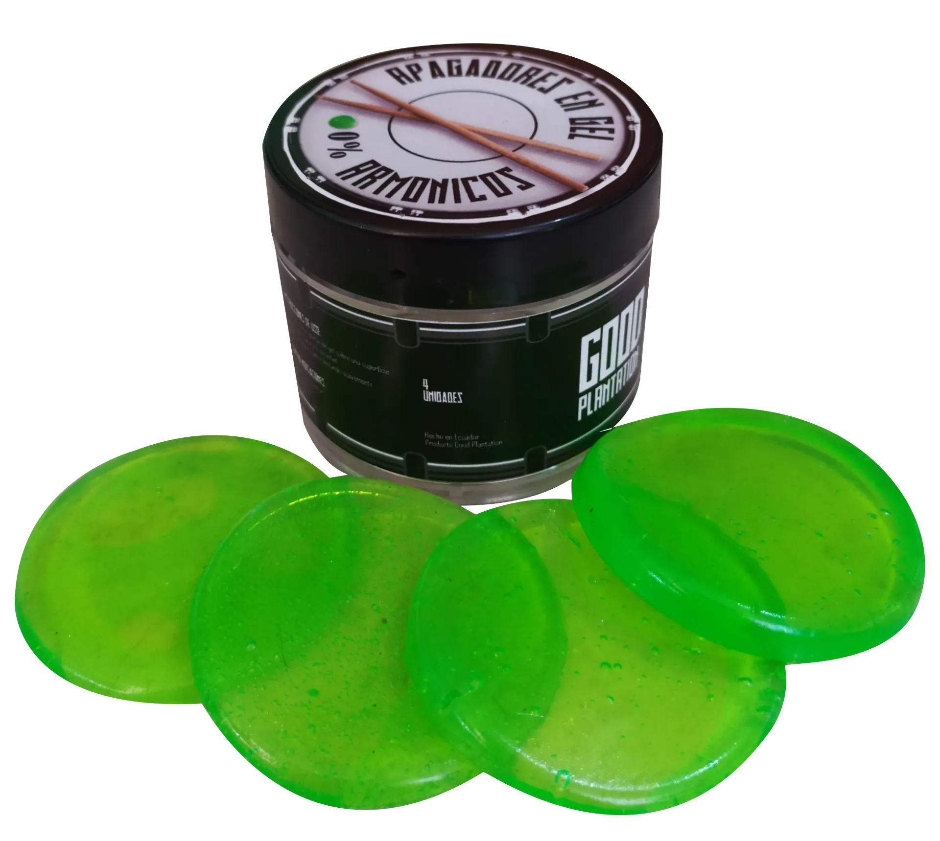 [APG-GX4-GDP] Apagadores-Gel x 4 Unidades-Good Plantation