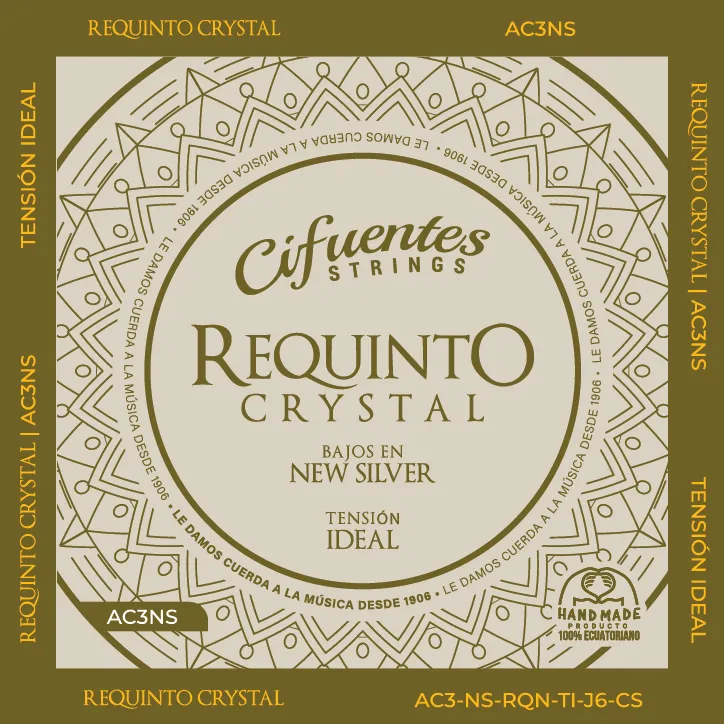 [AC3-NS-RQN-TI-J6-CS] Juego-Requinto-AC3-New Silver-Tension Ideal