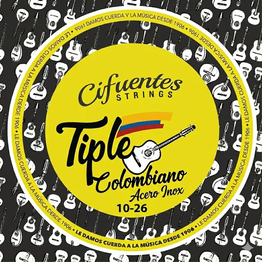 [TC1-SS-FLK-10-26-J12-CS] Juego-Tiple Colombiano-Acero Inox-10-26