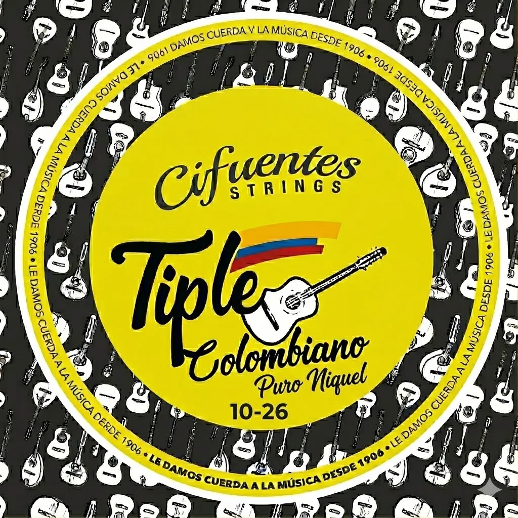 [TC1-PN-FLK-10-26-J12-CS] Juego-Tiple Colombiano-Puro Niquel-10-26
