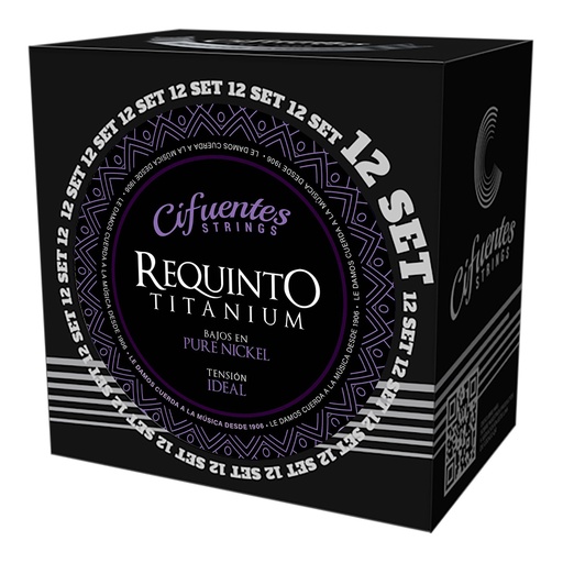 [AC4-PN-RQN-TI-S12-CS] Set 12-Requinto-AC4-TI-Pure Nickel