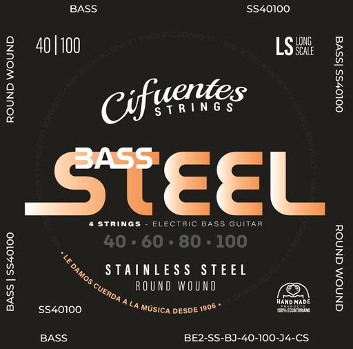 [BE2-SS-BJ-40-100-J4-CS] Juego-Bajo Electrico-BE2-40-100-Steel