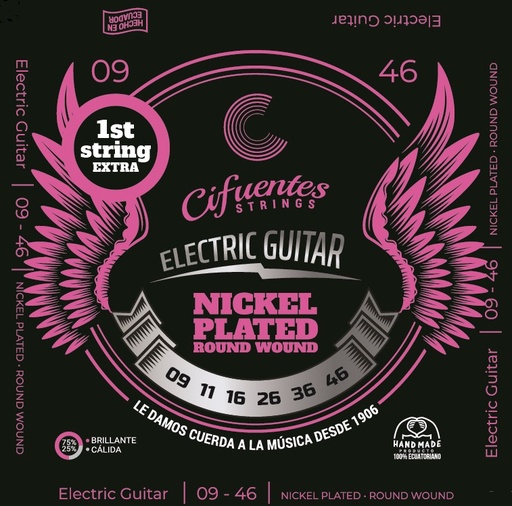 [AC9-NP-GE-9-46-J6-CS] Juego-Electrica-AC9-09-46-Nickel Plated