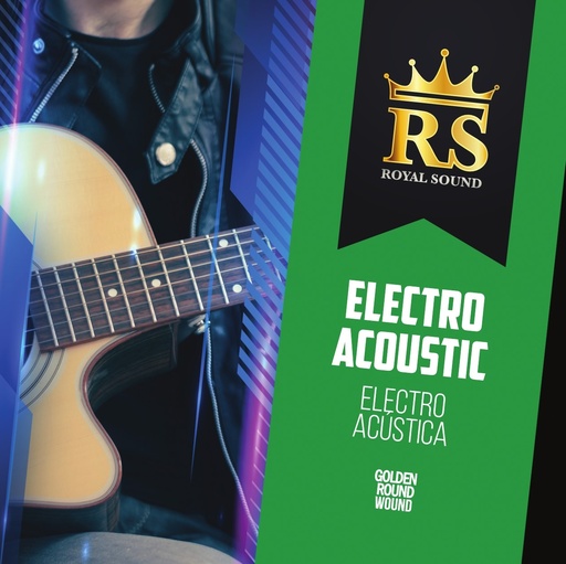 [ACS1-80/20-GA-10-52-J6-RS] Juego-Acustica-RS-Royal Sound-Golden Wound