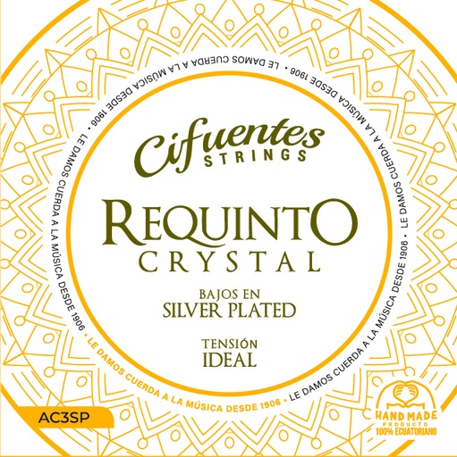 [AC3-SP-RQN-TI-J6-CS] Juego-Requinto-AC3-TI-Silver Plated