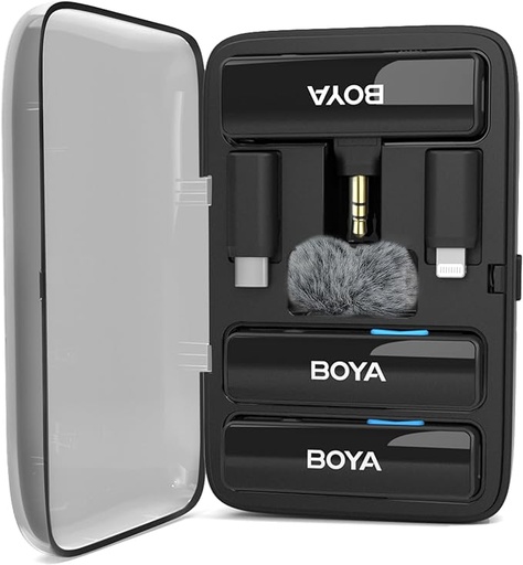 [Boyalink] Sistema de Microfono-BOYA- 2.4 GHz- Multicompatibe