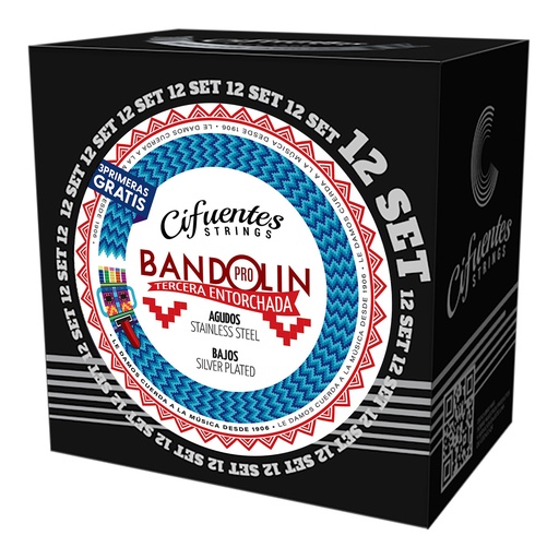 [BND9-3E-SP-FLK-9-30-S12-CS] Set 12-Bandolin-BND9-3E-09-30-Silver Plated